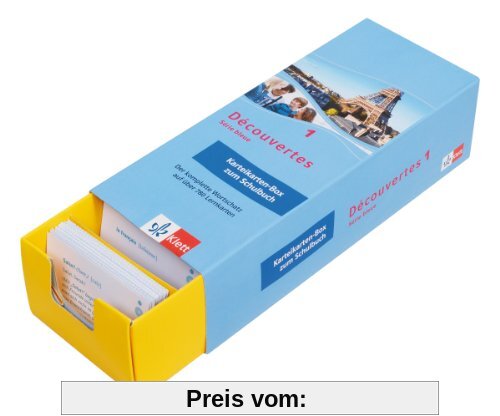 Découvertes 1 Série bleue - Vokabel-Lernbox zum Schülerbuch: 1. Lernjahr passend zum Lehrwerk